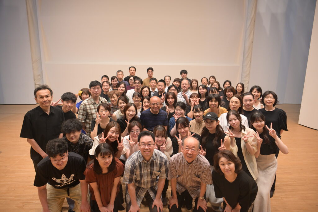 第6回サマーコンサートでの名古屋昭和交響楽団の集合写真